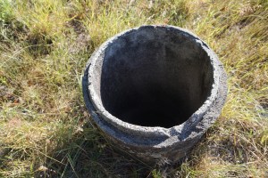 Concrete Tube on Bunker